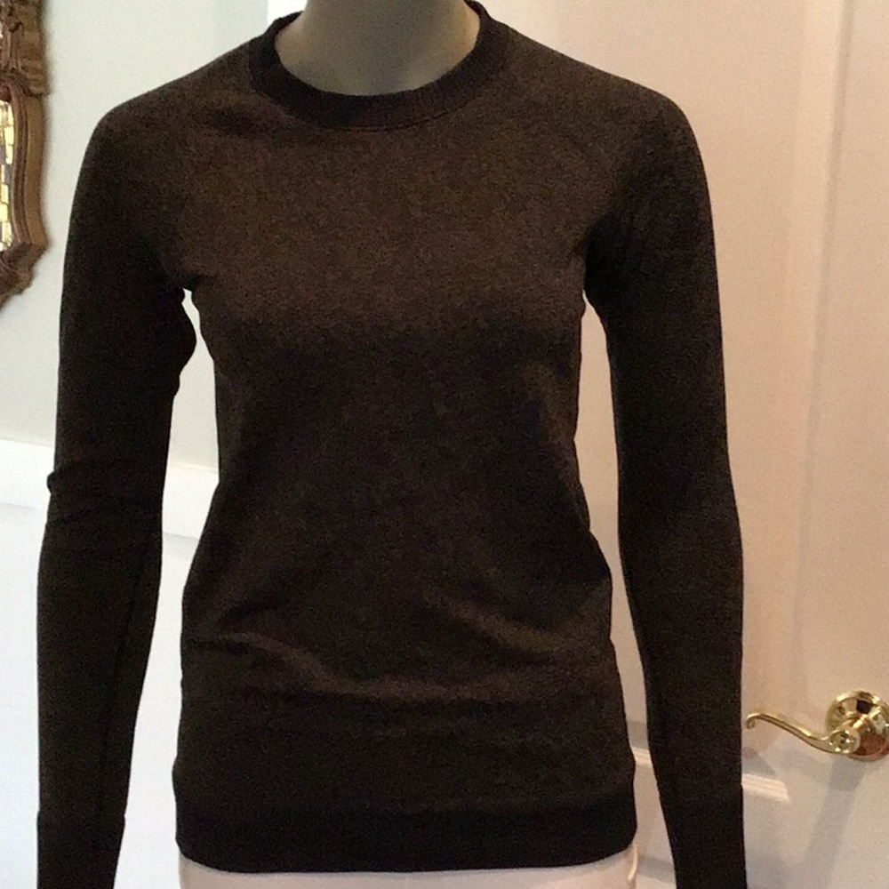 Lululemon restless pullover black/army green (6)